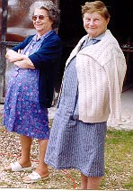 Arlette et Muguette : voisines depuis 40 ans.
